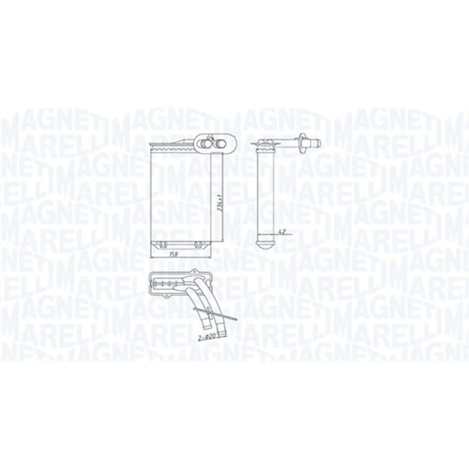 Waterverwarmer MAGNETI MARELLI 350218447000