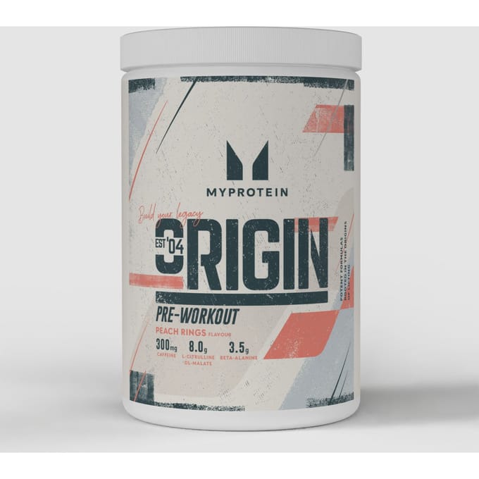 Origin Pre-Workout - 600G - 30servings - Peach Rings