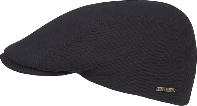 Club - Effen flat cap - Zwart