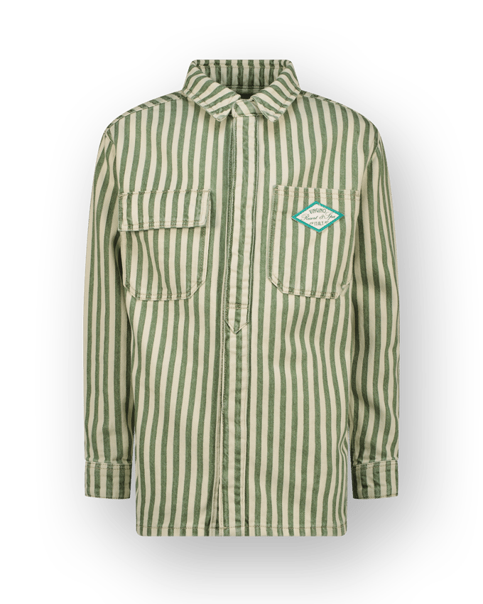 Boxy Overhemd Lino stripe