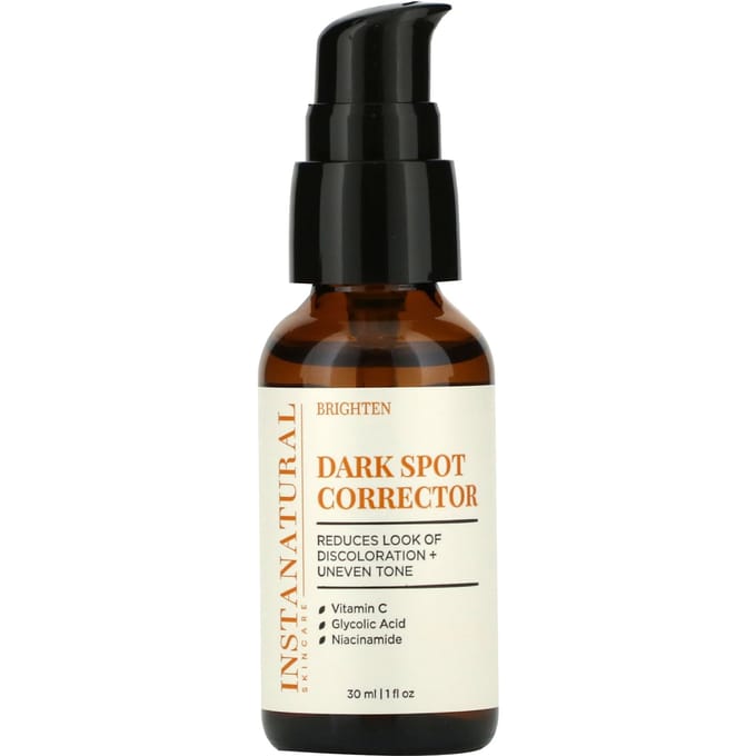 InstaNatural, dark spot corrector, anti-aging, 30ml (1fl oz) black