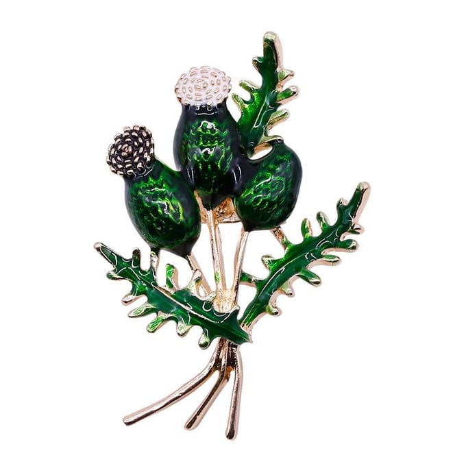 Broche Fleur Gouttant Émail Mode Personnalité Épingle Perle Sauvage Broche Épingle Vêtements Accessoires black