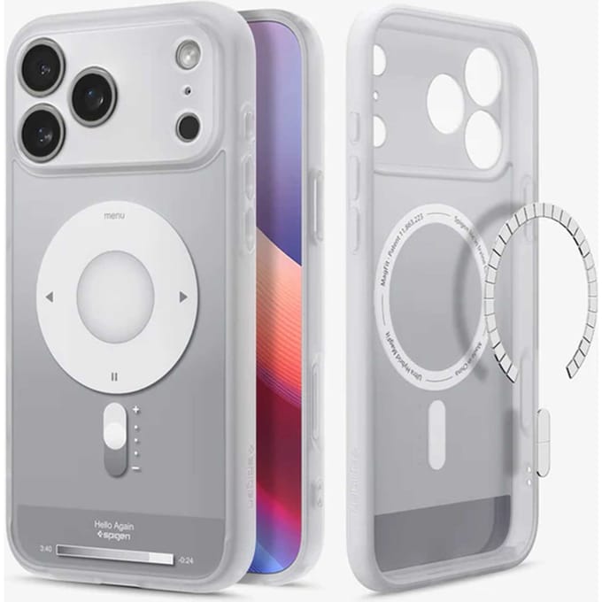 Spigen Hoesje Geschikt voor Apple iPhone 17 Pro - Ultra Hybrid MagFit Case - Compatibel met MagSafe / Qi2 - Back Cover Zilver
