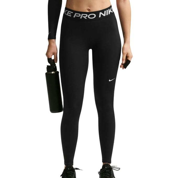 Nike Lange legging met halfhoge taille voor dames Pro - Zwart- Dames, Zwart XS