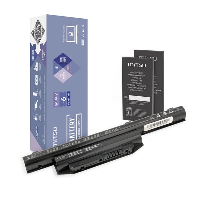Mitsu Bateria - Fujitsu Lifebook E744/E753 - Niezawodna Bateria