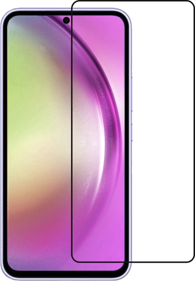 Screenprotector - Geschikt voor Samsung Galaxy A54 - Full Cover - Gehard Glas - Beschermglas - Tempered Glass - Screen Protector