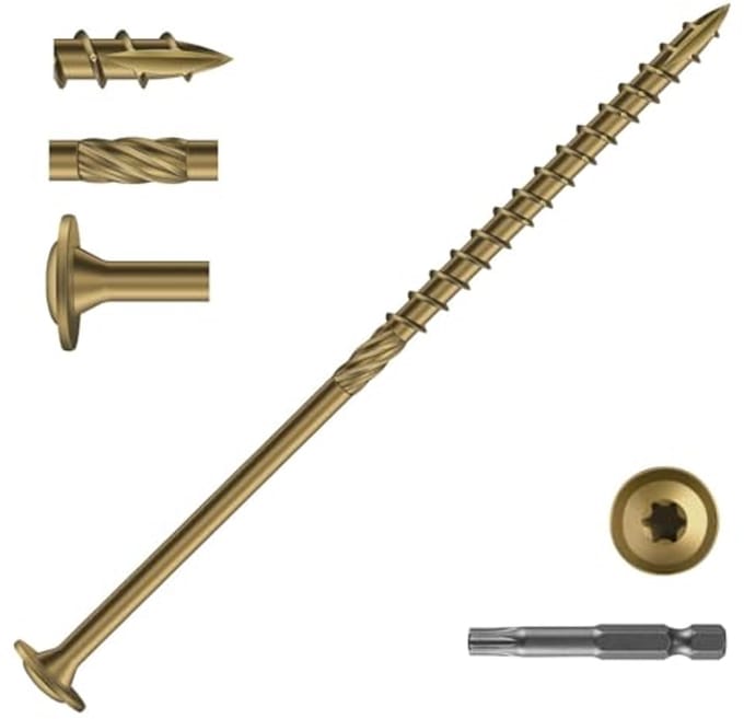 Houtschroeven met Torx-kop 4,2x150 mm - 50 stuks