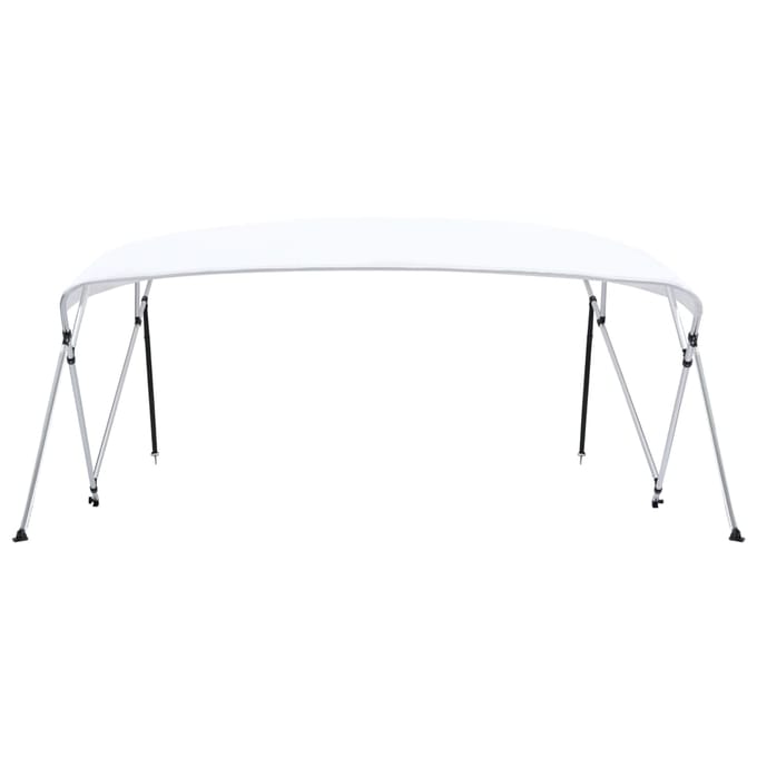 vidaXL - Biminitop - 4-boogs - 243x(230-244)x137 - cm - wit