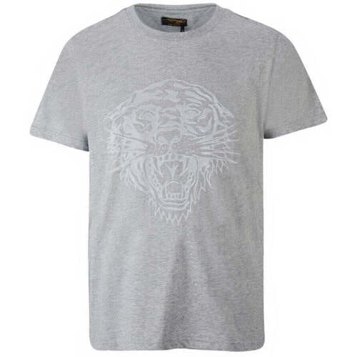 T-shirt Korte Mouw Ed Hardy Tiger Glow T-Shirt Mid-Grey