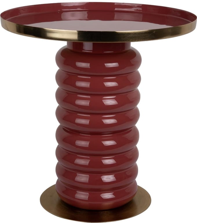 Leitmotiv Bijzettafel Ruby - Rood - Ø41cm - Scandinavisch