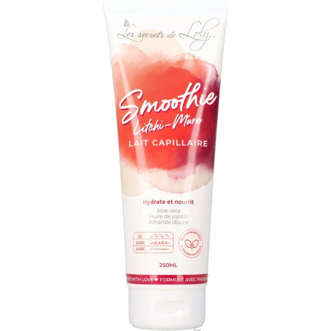 Les Secrets de Loly Smoothie Lychee &amp; Blackberry Hair Milk 250 ml