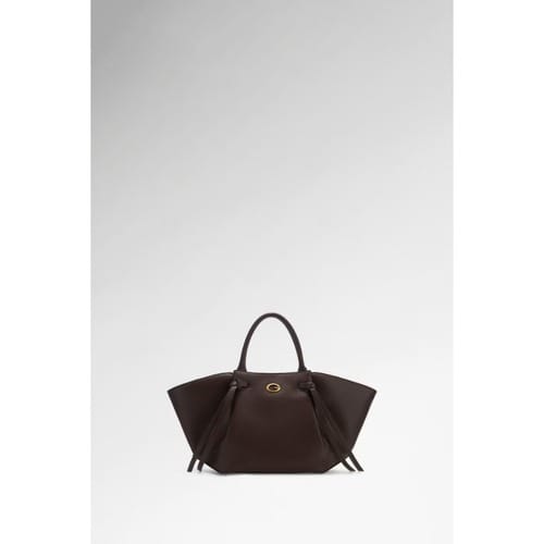 GUESS schoudertas handtas Allegra Girlfriend Satchel Brown donkerbruin