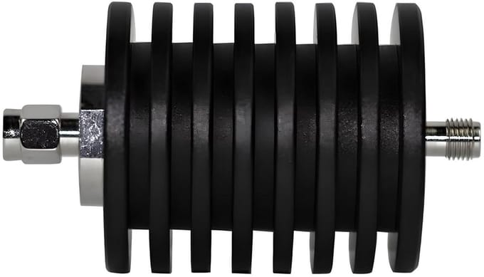Vaste Verzwakker 25W Ingangsvermogen SMA-Connector 50 Ohm tot 3 GHz RF Demper