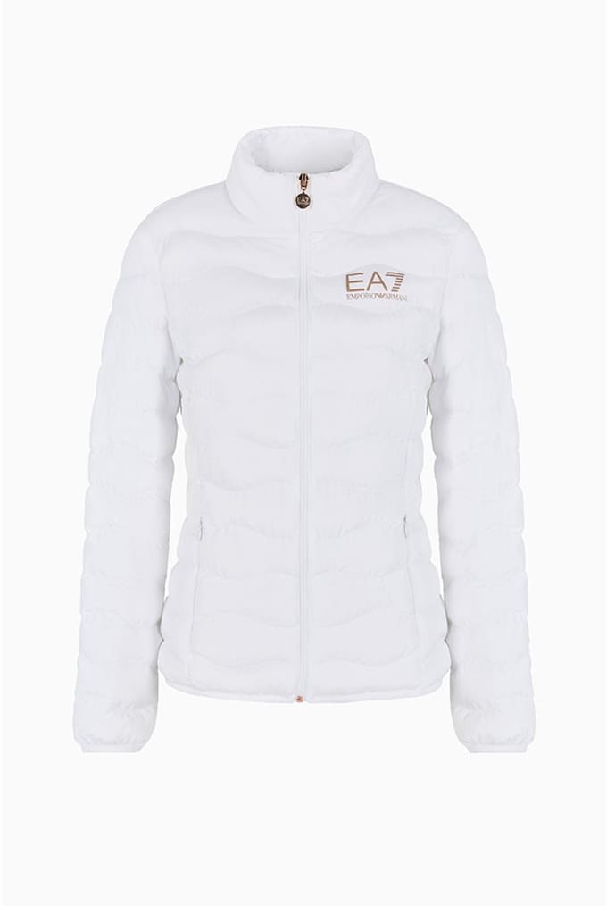 Ea7 Emporio Armani 8ntb21_tnf8z_0104 Sweatshirt Met Rits Wit XL Vrouw