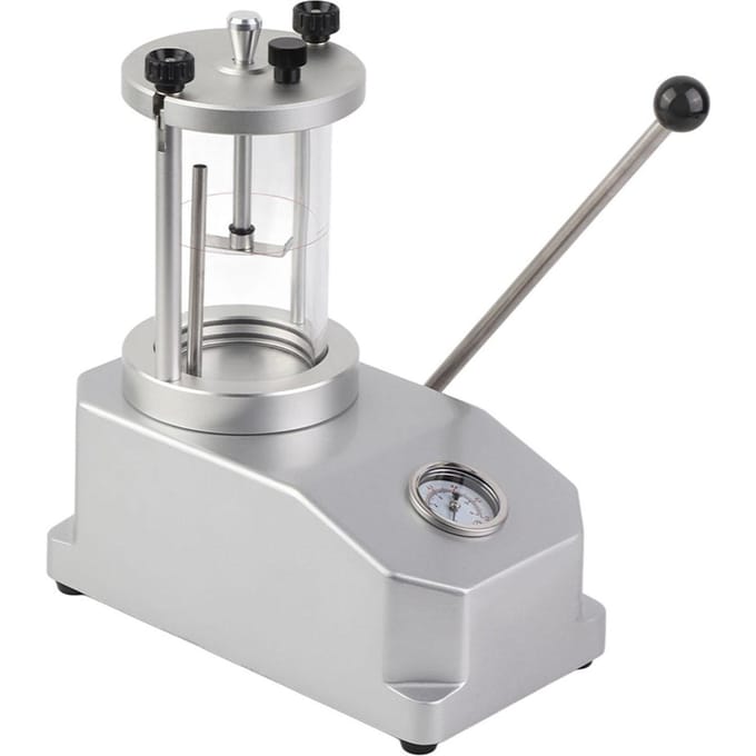 Horloge Waterdichtheid Tester Tool 6 ATM 2 Horloges Kast Weerstand Druk Testmachine white