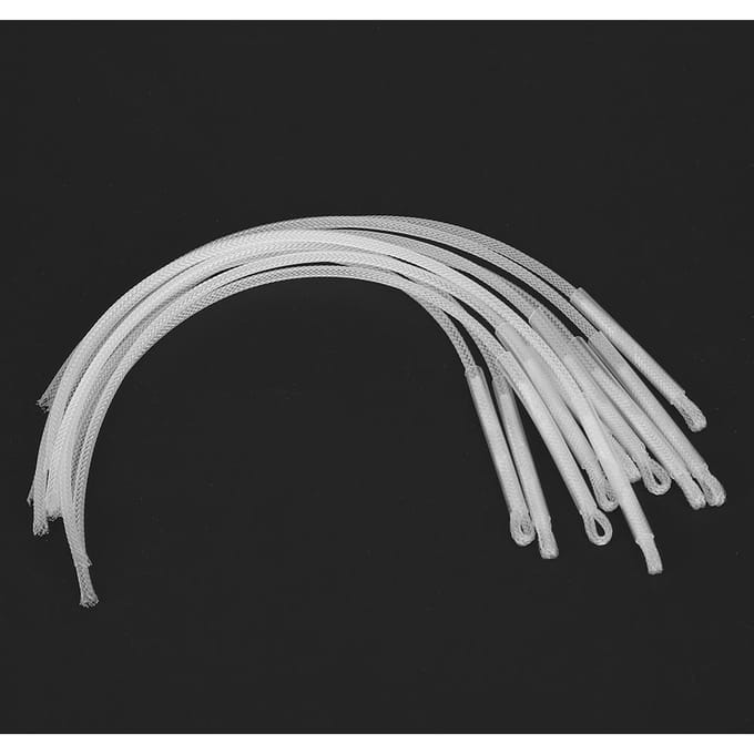 10 STKS Wit 50LB Visslussen Connector Vlieg Lijn Vissen Tackle Accessoire white