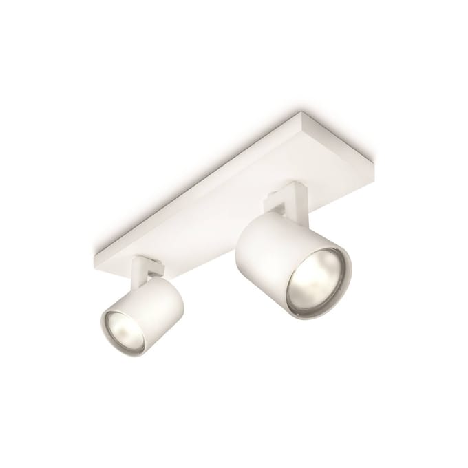 Philips myLiving Runner plafondspot GU10 2-lamps wit