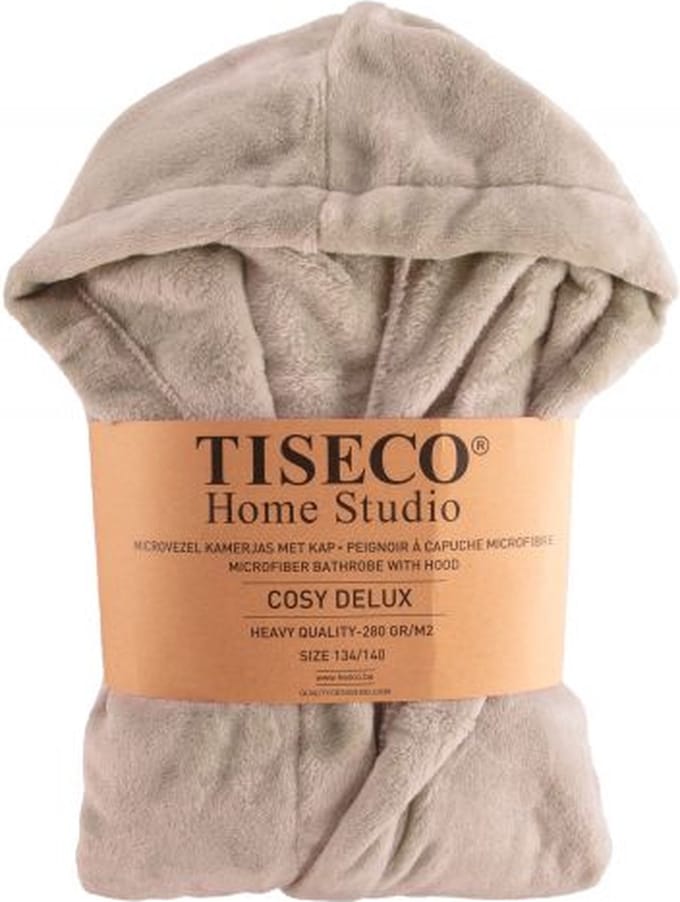 Tiseco - Kamerjas kinderen COSY - voor kinderen, microflanel - 146/152, Taupe