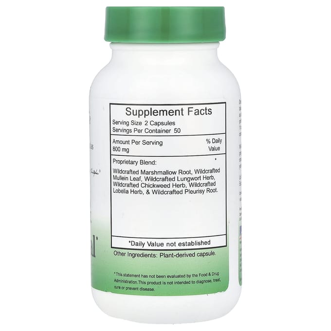Christopher's Original Formulas, Long & Bronchiaal, 100 Veggie Capsules