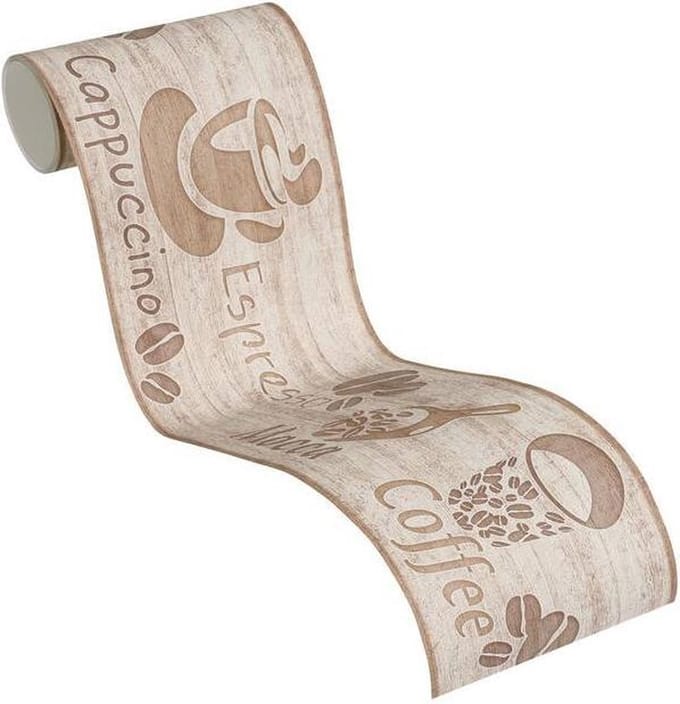 COFFEE, CAPPUCCINO, ESPRESSO, MOCCA BEHANGRAND | beige bruin grijs - A.S. Création Only Borders 11