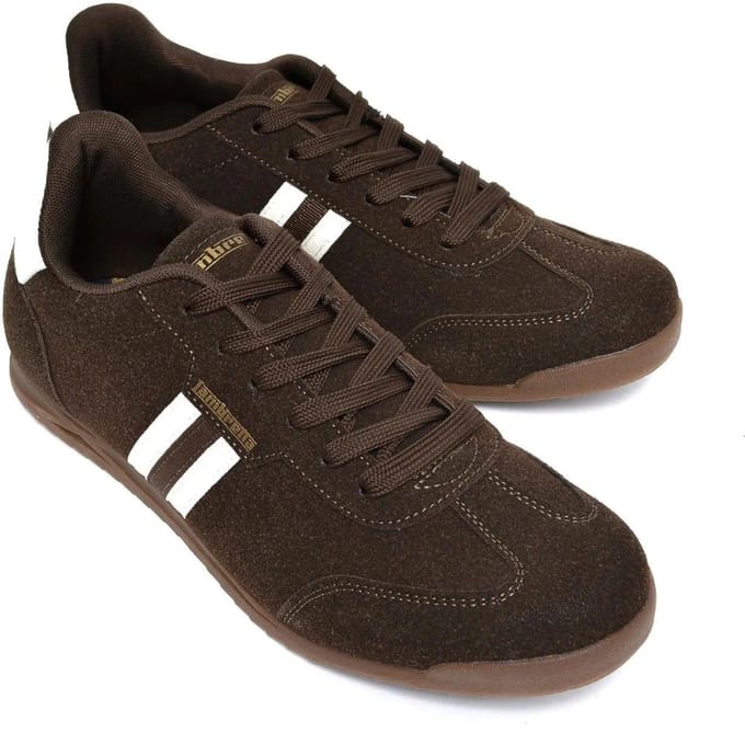Lambretta Tackle Heren Chocolade Sneakers