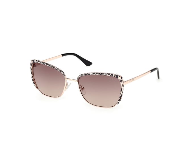 Guess Gu00218 Dames Zonnebril Goud Gradient Brown/CAT2 Vrouw