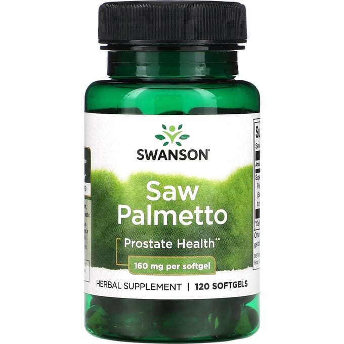 Zaagpalmetto, 160 mg, 120 zachte capsules