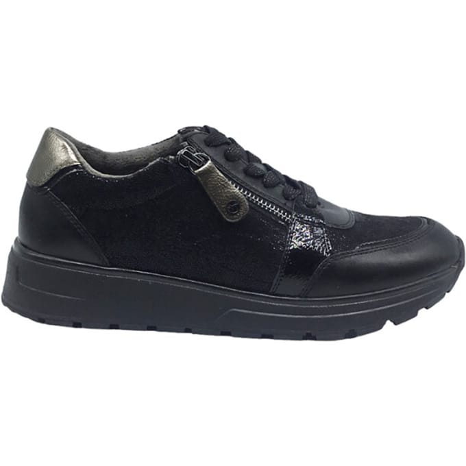 Tamaris Comfort Fit Dames Sneaker - 83709-098 Zwart - Maat 37