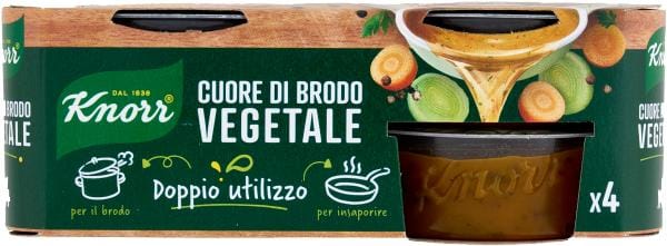 Groentebouillonconcentraat cuore di brodo verdure 4x28g - knorr