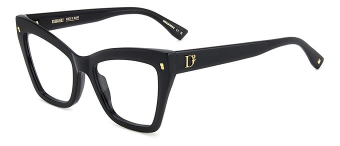 Dsquared2 D2 0152 Black 54/19/145 WOMAN Brilmonturen