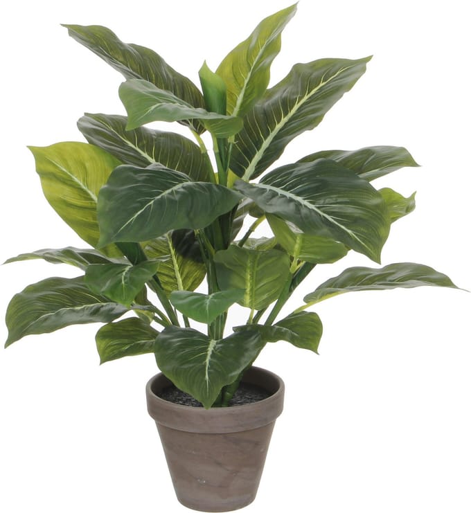 Mica Decorations Evergreen Kunstplant in Bloempot Stan - H49 x Ø40 cm - Groen