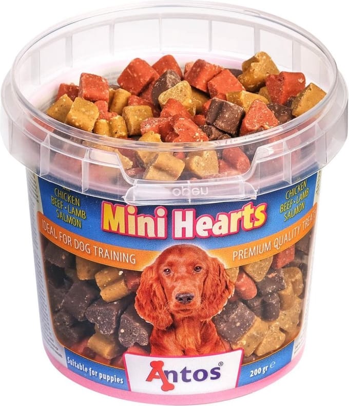 Hondensnacks - Hondenkoek - Trainingssnoepjes - 200 gr - Mini Hart