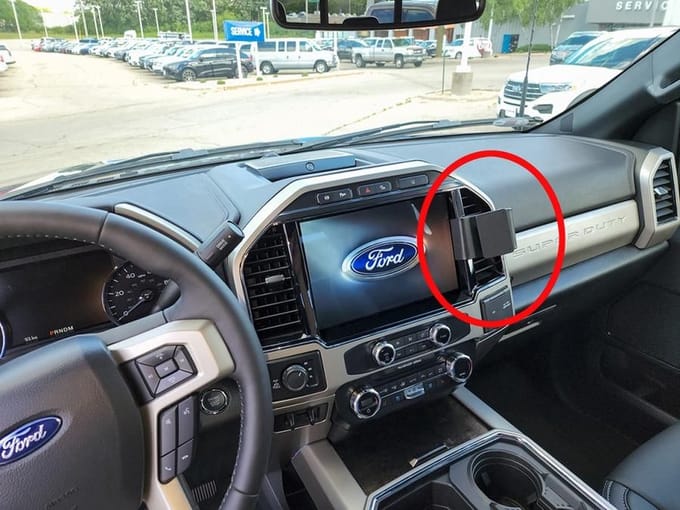 Proclip Ford Super Duty 22- Angled mount