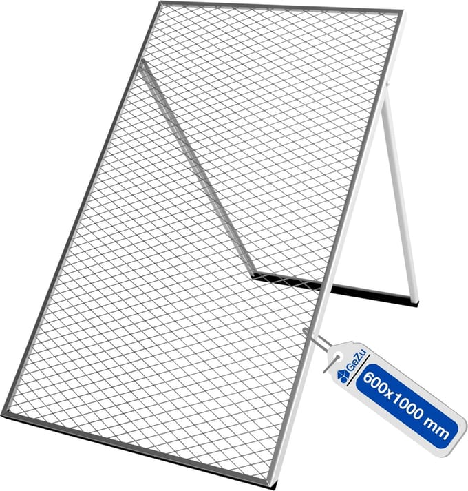 GeZu Impex Doorwerpzeef grondzeef | 100 x 60 cm Thermisch Verzinkt tuin groot zand compost zeef