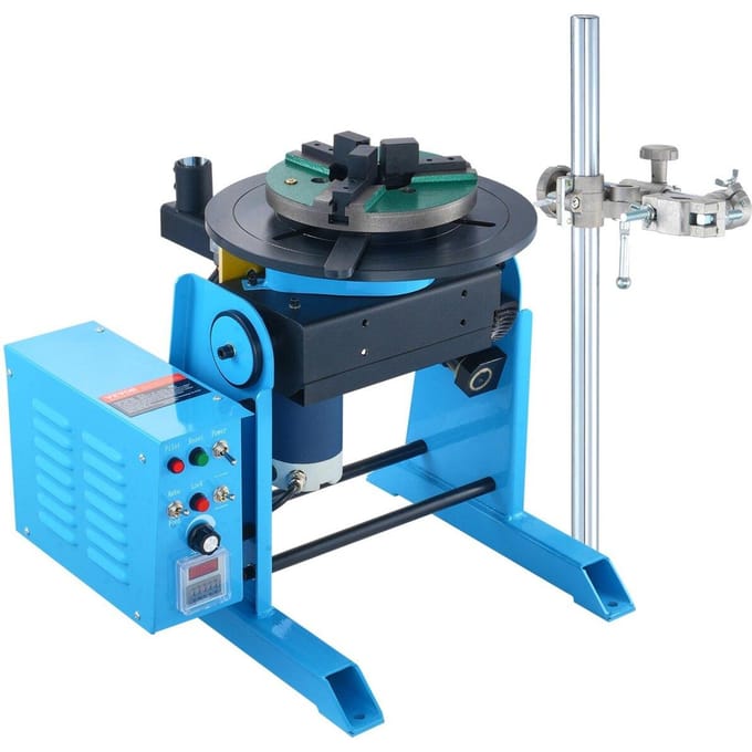 30KG Roterende Laspositioneerder 0-90° Positionerende Draaitafel Tafel 1-12 RPM