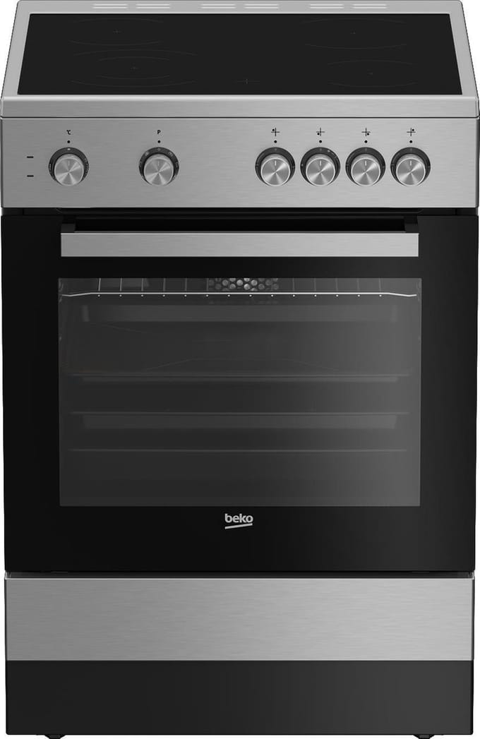 Beko - FSM67010GX - Keramisch Fornuis RVS