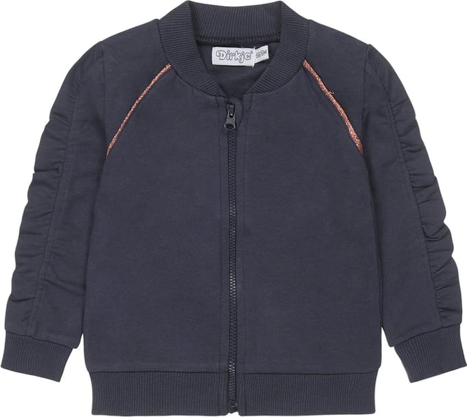 Dirkje - Meisjes vest - Navy - Maat 56