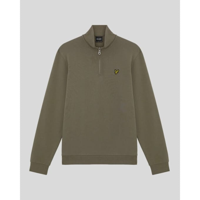 Lyle & Scott Loopback Half Zip Sweater Heren - Maat S