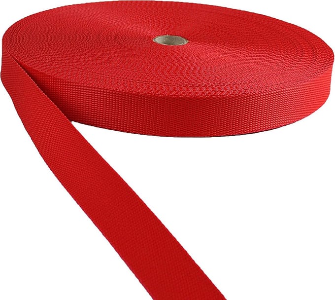Polypropyleen Band Rood 25mm Breed - 50 Meter Rol