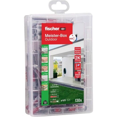 Fischer 561385 Assortimentsdoos pluggen 130 onderdelen