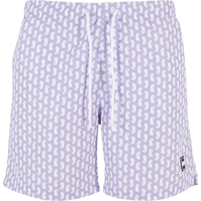 Urban Classics - Pattern Zwemshorts - 5XL - Lila