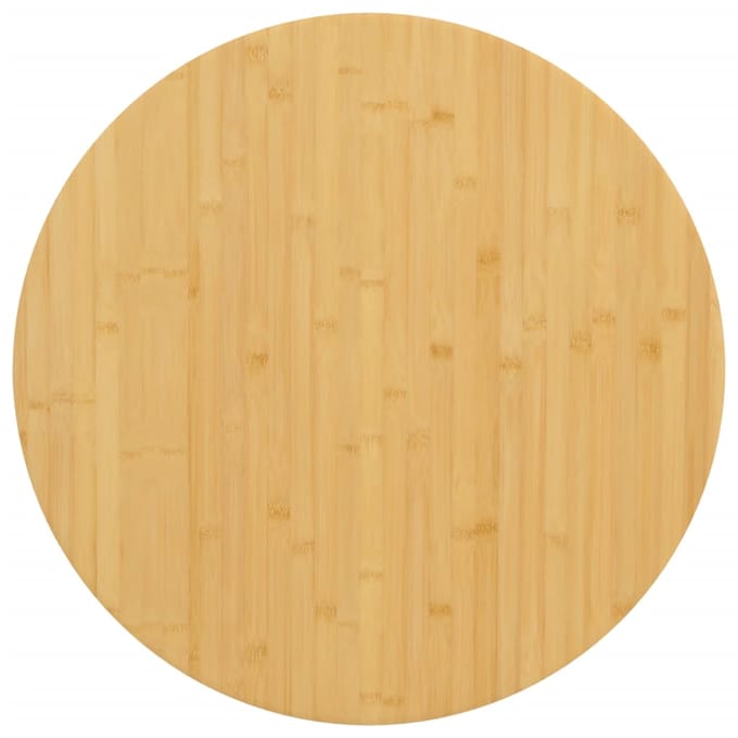 vidaXL - Tafelblad - Ø - 60x2,5 - cm - bamboe