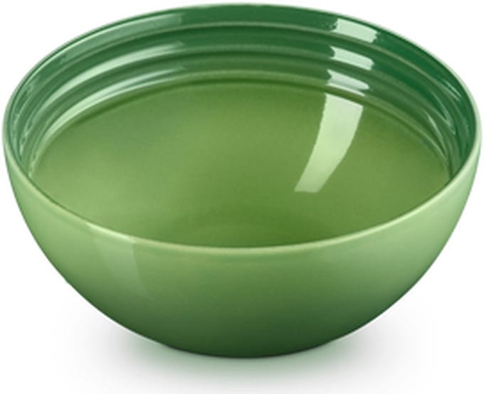Le Creuset 4 aardewerken snackschaaltjes Bamboo Green 12cm 0,33l