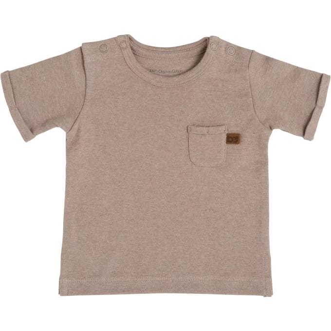 Baby's Only T-shirt Melange - Clay - 68 - 100% ecologisch katoen - GOTS