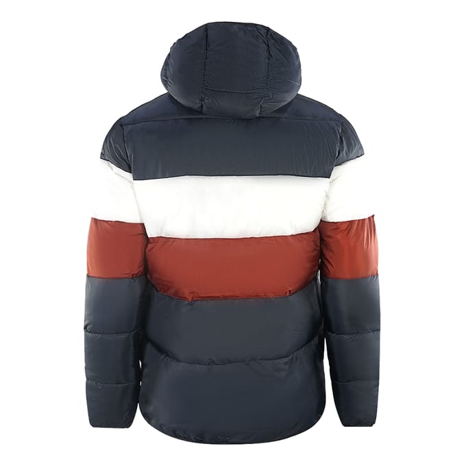 Lyle & Scott Colourblock Puffer Navy Blue Jacket