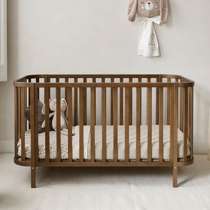 Petite Amélie Meegroeibed ovaal Cocoon - 70x140 cm - Premium Cocoa