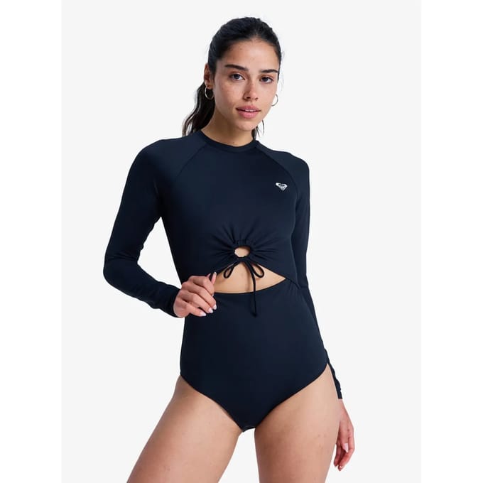 Shorty Overall Met Lange Mouwen Dames Roxy Beach Essential Back-Zip