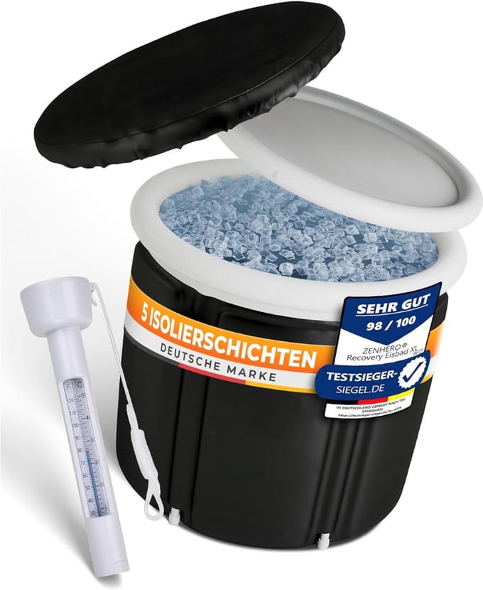 mavoa® Ijsbad - Zitbad - Bath bucket - 400 L + 85x85x75 CM