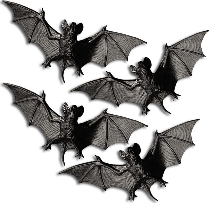 WIDMANN - Set vleermuizen versiering Halloween