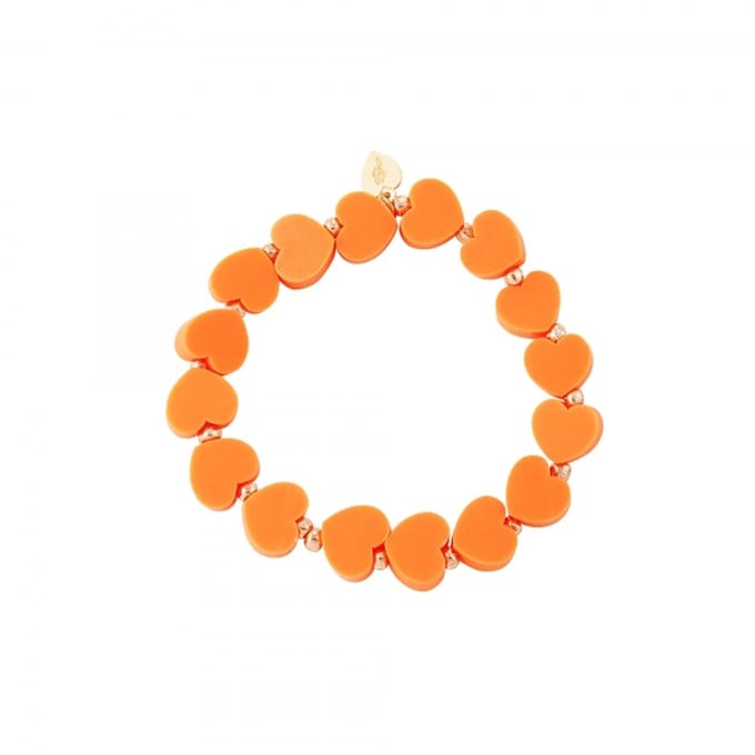 Kinderarmband - Kids - Armband - Oranje - Hart